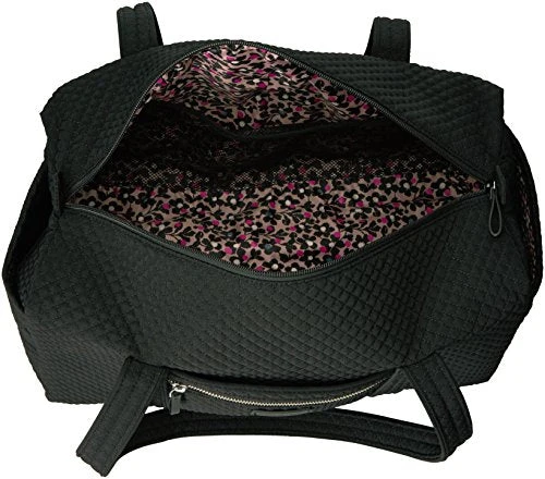 Vera Bradley Women's Iconic Small Duffel Microfiber, Classic Black 7 Vera Bradley Women's Iconic Small Duffel Microfiber, Classic Black - Image 7