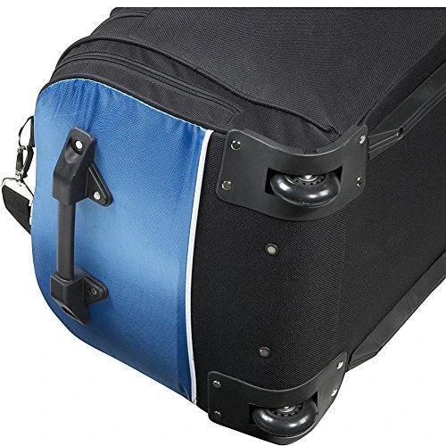 Bellino 30" Rolling Duffel, Black And Blue, One Size 5 Bellino 30" Rolling Duffel, Black And Blue, One Size - Image 5