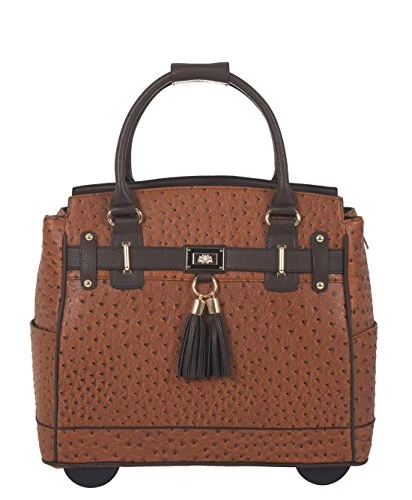 The Uptown Ostrich Computer Ipad, Laptop Tablet Rolling Tote Bag Briefcase Carryall Bag 2 The Uptown Ostrich Computer Ipad, Laptop Tablet Rolling Tote Bag Briefcase Carryall Bag - Image 2