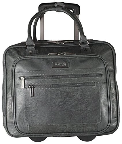 Kenneth Cole Reaction Wheeled Carry-On Tote, Grey, One Size 2 Kenneth Cole Reaction Wheeled Carry-On Tote, Grey, One Size - Image 2