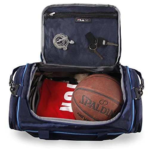 Fila Acer Large Sport Duffel Bag, Navy/Blue, One Size 6 Fila Acer Large Sport Duffel Bag, Navy/Blue, One Size - Image 6