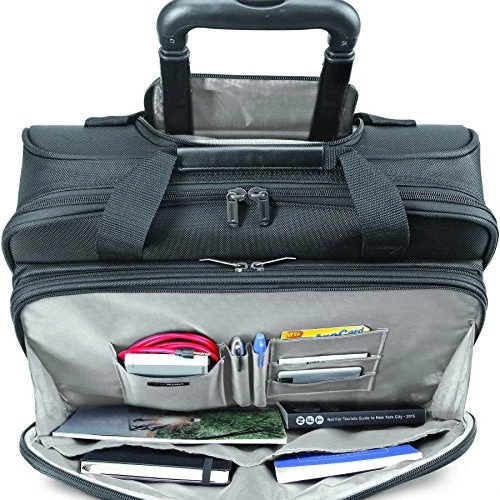 Solo New York Bryant Rolling Laptop Bag. Travel-friendly Rolling Briefcase For Women And Men. Fits Up To 17.3 Inch Laptop. Amazon Exclusive Color Black/Grey 6 Solo New York Bryant Rolling Laptop Bag. Travel-friendly Rolling Briefcase For Women And Men. Fits Up To 17.3 Inch Laptop. Amazon Exclusive Color Black/Grey - Image 6