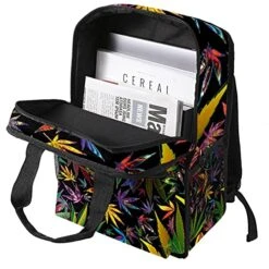 LORVIES Marijuana Cannabis Leaves School Bag For Student Bookbag Teens Travel Backpack Casual Daypack Travel Hiking Camping 12 LORVIES Marijuana Cannabis Leaves School Bag For Student Bookbag Teens Travel Backpack Casual Daypack Travel Hiking Camping -Luggage Factory 51VBrGz 35S