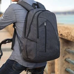 Ibagbar Water Resistant Laptop Backpack With Usb Charging Port Fits Up To 15.6-Inch Laptop And -Luggage Factory 51VI022BdeL