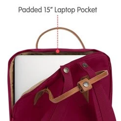 Fjallraven - Kanken No. 2 Laptop 15" Backpack For Everyday, Plum 12 Fjallraven - Kanken No. 2 Laptop 15" Backpack For Everyday, Plum -Luggage Factory 51VpqEAsWwL
