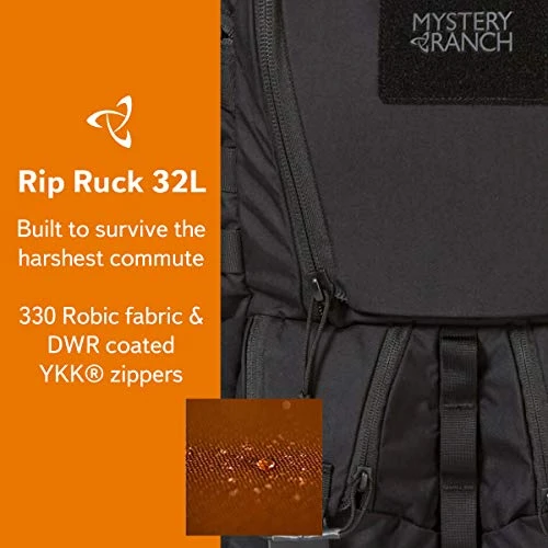 MYSTERY RANCH Rip Ruck 32 Backpack - Military Inspired Tactical Pack, L/XL, Black 4 MYSTERY RANCH Rip Ruck 32 Backpack - Military Inspired Tactical Pack, L/XL, Black - Image 4