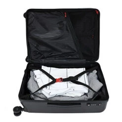 TPRC 3 Piece "Percy Collection" Premium 8-Wheel Luggage Set With TSA Lock System Includes 28" Suitcase, 24" Upright, And 20" Carry-On, Black Color Option -Luggage Factory 51XE5fvMI6L