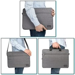 Dovesail 14-15.4 Inch Slim Laptop Shoulder Bag Compatible 15 Inch 2016/2017 MacBook Pro With 13 Dovesail 14-15.4 Inch Slim Laptop Shoulder Bag Compatible 15 Inch 2016/2017 MacBook Pro With -Luggage Factory 51XHxXfhp2L