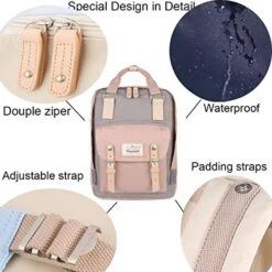 Himawari Women's Back, Pink+gray, Regular 11 Himawari Women's Back, Pink+gray, Regular -Luggage Factory 51XO2X1q VL