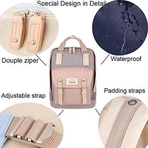 Himawari Women's Back, Pink+gray, Regular 5 Himawari Women's Back, Pink+gray, Regular - Image 5