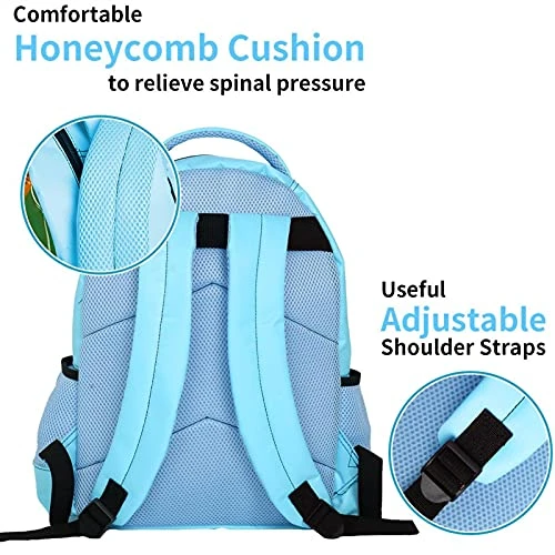 LORVIES Farm Animal Green Backpack Kids School Book Bags For Elementary Primary Schooler For Boys 7 LORVIES Farm Animal Green Backpack Kids School Book Bags For Elementary Primary Schooler For Boys - Image 7