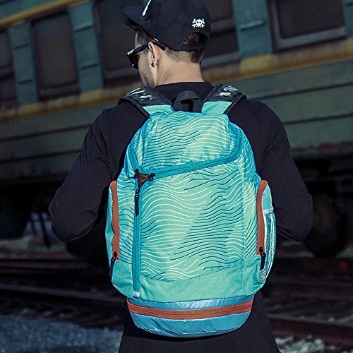 Gofar Lightweight Backpack Large School Bag Travel Rucksack Holds Shoes Basketball Fits 15.6-inch Laptop (Blue) 7 Gofar Lightweight Backpack Large School Bag Travel Rucksack Holds Shoes Basketball Fits 15.6-inch Laptop (Blue) - Image 7