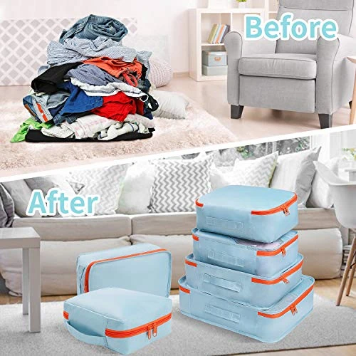 DIMJ 11 Set Packing Cubes, Travel Luggage Packing Organizers Lightweight Travel Cloth Storage Bag With Bra Underwear Cube Cosmetics Bag And Shoe Pouch 6 DIMJ 11 Set Packing Cubes, Travel Luggage Packing Organizers Lightweight Travel Cloth Storage Bag With Bra Underwear Cube Cosmetics Bag And Shoe Pouch - Image 6