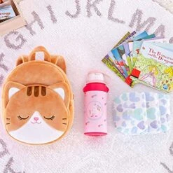 Lazada Toddler Backpack For Girls Kitty Animal Kids Plush Backpacks Cat Brown Age 3+ -Luggage Factory 51XreKxEnNS