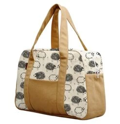 Women'S Black White Sheep Pattern Printed Canvas Duffel Travel Bags Was_19 7 Women'S Black White Sheep Pattern Printed Canvas Duffel Travel Bags Was_19 -Luggage Factory 51YA6mvGdeL