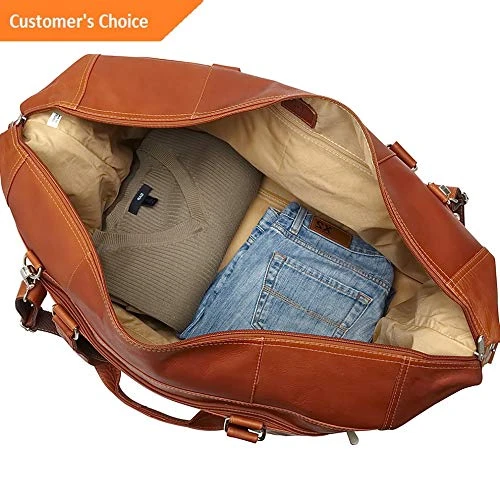 Sandover Piel Extra Large Zip-Pocket Duffel 3 Colors Rolling Duffel NEW | Model LGGG - 6393 | 1 Sandover Piel Extra Large Zip-Pocket Duffel 3 Colors Rolling Duffel NEW | Model LGGG - 6393 |