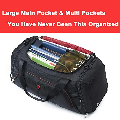 Swiss Alpen - Cervino Duffel - Water Resistant Durable 1680D Carry On Travel Duffel Bag Gym 4 Swiss Alpen - Cervino Duffel - Water Resistant Durable 1680D Carry On Travel Duffel Bag Gym - Image 4