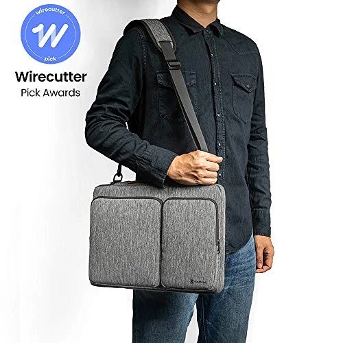 Tomtoc Laptop Shoulder Bag For 13.5 Inch New Microsoft Surface Laptop 4/3/2/1, Surface Book 3/2/1, 360 Protective Case Fit 13-inch Old MacBook Air/ Pro, Acer Swift 3, Waterproof Accessory Sleeve 8 Tomtoc Laptop Shoulder Bag For 13.5 Inch New Microsoft Surface Laptop 4/3/2/1, Surface Book 3/2/1, 360 Protective Case Fit 13-inch Old MacBook Air/ Pro, Acer Swift 3, Waterproof Accessory Sleeve - Image 8