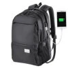 School Backpack Boys Bookbags Water Resistant Laptop Computer Bag With USB Charging Port College
