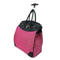 Safari Leopard Pattern Carry On Rolling Foldable Laptop Tote, Lush Softside Animal Kingdom Wildlife -Luggage Factory 51ZhS 2BYsL L 66526547 eeae 4293 a749 5d148035597c