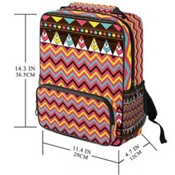 LORVIES Aztec Ethnic School Bag For Student Bookbag Women Travel Backpack Casual Daypack Travel Hiking Camping 10 LORVIES Aztec Ethnic School Bag For Student Bookbag Women Travel Backpack Casual Daypack Travel Hiking Camping -Luggage Factory 51ajWYVt8QL