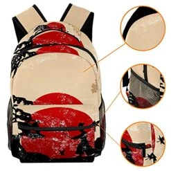 LORVIES Retro Japanese Martial Lightweight School Classic Backpack Travel Rucksack For Girls Women Kids Teens 10 LORVIES Retro Japanese Martial Lightweight School Classic Backpack Travel Rucksack For Girls Women Kids Teens -Luggage Factory 51bE5iAeZNS