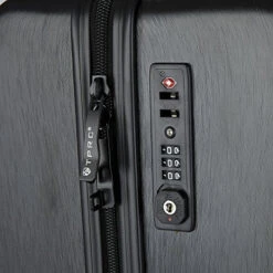 TPRC 3 Piece "Percy Collection" Premium 8-Wheel Luggage Set With TSA Lock System Includes 28" Suitcase, 24" Upright, And 20" Carry-On, Black Color Option -Luggage Factory 51bT709jI1L