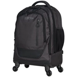 Kenneth Cole Reaction 1680D Coated Polyester Double Gusset 4-Wheel 17.0” Computer Laptop -Luggage Factory 51c8ZJMV56L