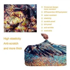 Travel Luggage Cover，Pineapple Shine Fashion Minimalism Style，Washable Elastic Durable , With Concealed Zipper Suitcase Protector Fits For 25-28 Inch -L. -Luggage Factory 51cEXWQdFZL