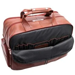 McKleinUSA Avondale, Pebble Grain Calfskin Leather, 22" Leather, Triple Compartment, Carry-All, Travel, Laptop Duffel, Brown (18904) 9 McKleinUSA Avondale, Pebble Grain Calfskin Leather, 22" Leather, Triple Compartment, Carry-All, Travel, Laptop Duffel, Brown (18904) -Luggage Factory 51cxSyCP6uL