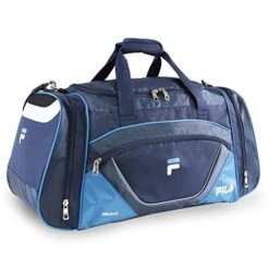 Fila Acer Large Sport Duffel Bag, Navy/Blue, One Size 9 Fila Acer Large Sport Duffel Bag, Navy/Blue, One Size -Luggage Factory 51e9V9OrmML