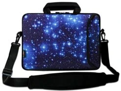 AUPET 11" 11.6" 12" 12.5" 12.9" 13-13.3 Inch Neoprene Laptop Sleeve Bag Carrying Messenger Bag With