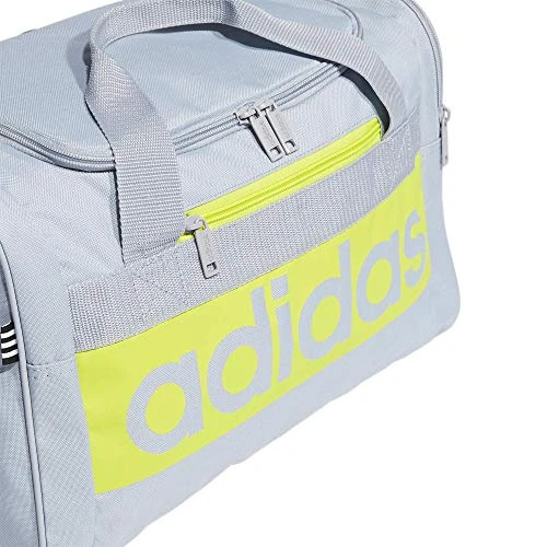 Adidas Court Lite Duffel Bag, Halo Silver/Acid Yellow, One Size 5 Adidas Court Lite Duffel Bag, Halo Silver/Acid Yellow, One Size - Image 5