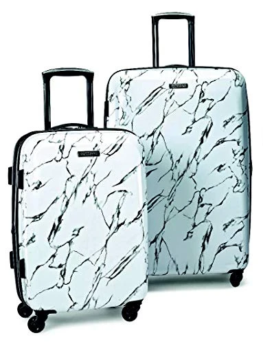 American Tourister Moonlight Hardside Expandable Luggage With Spinner Wheels, Marble, 2-Piece Set (21/24) 1 American Tourister Moonlight Hardside Expandable Luggage With Spinner Wheels, Marble, 2-Piece Set (21/24)