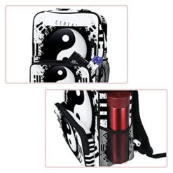 LORVIES Black And White Yin Yang School Bag For Student Bookbag Women Travel Backpack Casual Daypack Travel Hiking Camping 13 LORVIES Black And White Yin Yang School Bag For Student Bookbag Women Travel Backpack Casual Daypack Travel Hiking Camping -Luggage Factory 51fkfM2yBjS