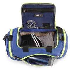 Fila Sprinter 19" Sport Duffel Bag, Blue/Neon 10 Fila Sprinter 19" Sport Duffel Bag, Blue/Neon -Luggage Factory 51h1E0jvM6L