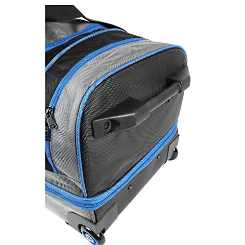 Ful Streamline 30in Soft Rolling Duffel Bag, Retractable Pull Handle, Split Level Storage, Grey 6 Ful Streamline 30in Soft Rolling Duffel Bag, Retractable Pull Handle, Split Level Storage, Grey - Image 6