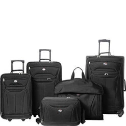 American Tourister Wakefield 5 Piece Luggage Set (Black)