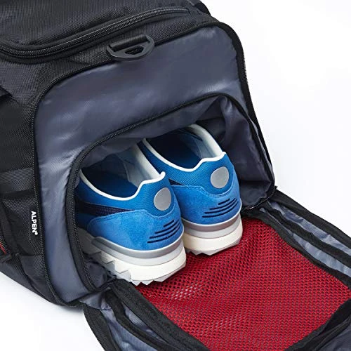 Swiss Alpen - Cervino Duffel - Water Resistant Durable 1680D Carry On Travel Duffel Bag Gym 7 Swiss Alpen - Cervino Duffel - Water Resistant Durable 1680D Carry On Travel Duffel Bag Gym - Image 7