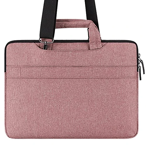 DOMISO 10.1 Inch Laptop Sleeve Shoulder Bag Water-Resistant Messenger Bag Business Briefcase For 9.7"10.5"11"iPad Pro,iPad Air 3 10.5, IPad Pro 10.5, IPad 1/2/3/4/5/6,Lenovo Yoga Book, Pink 7 DOMISO 10.1 Inch Laptop Sleeve Shoulder Bag Water-Resistant Messenger Bag Business Briefcase For 9.7"10.5"11"iPad Pro,iPad Air 3 10.5, IPad Pro 10.5, IPad 1/2/3/4/5/6,Lenovo Yoga Book, Pink - Image 7