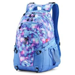 High Sierra Loop-Backpack, School, Travel, Or Work Bookbag With Tablet-sleeve, Shine Blue/Lapis, One Size