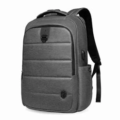 Laptop Backpack 17 Inch Travel Computer Pack Bag With USB Charging Port Waterproof Oxford College