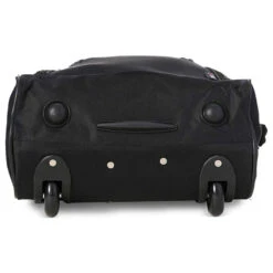 Maximum Airline Allowance Carry On Hand Luggage | Wheeled Travel Bag Lightweight Small Soft Trolley For Men & Women | Approved By Delta, United, Southwest & Many More (Black) -Luggage Factory 51jYb2LxmIL