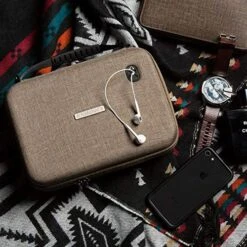 NaSaDen Hardshell Travel Storage Case Nintendo Switch Storage Case Hard Portable Travel Carry Case Shell Pouch For Hard Storage Case, Nintendo Switch Case Game Console & Accessories [Coffee Brown] -Luggage Factory 51jZhiM7Y3L