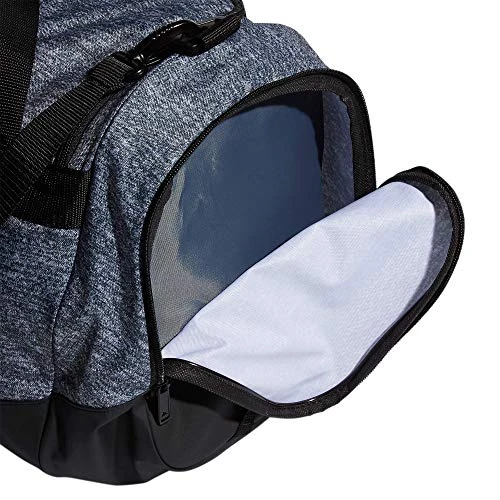 Adidas Defender 4 Small Duffel Bag, Jersey Onix Grey/Black 3 Adidas Defender 4 Small Duffel Bag, Jersey Onix Grey/Black - Image 3