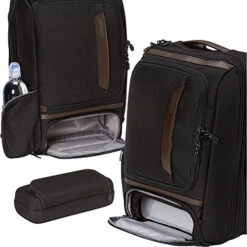EBags Professional Slim Laptop Backpack - LTD Edition Top Grain Leather Trim -Luggage Factory 51k6 7boArL