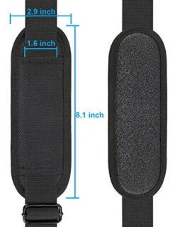 Taygeer Universal Replacement Laptop Shoulder Strap Luggage Duffel Bag Strap Adjustable Comfortable -Luggage Factory 51kPXm8 rsL