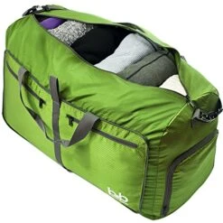 Extra Large Duffle Bag With Pockets - Travel Duffel Bag For Women And Men (Dark Green) -Luggage Factory 51kZx0a1hDL