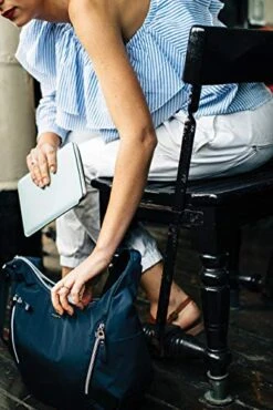 Pacsafe Women's Stylesafe 10L Anti Theft Convertible Crossbody, Navy Blue -Luggage Factory 51lF5jDXHML