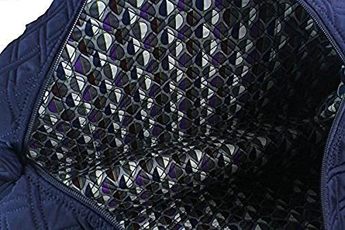 Vera Bradley Luggage Women's Large Duffel Classic Navy Duffel Bag 2 Vera Bradley Luggage Women's Large Duffel Classic Navy Duffel Bag - Image 2